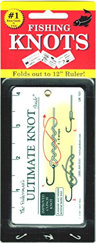 Fisherman's Ultimate Knot Guide | Best Fishing Knots On A Waterproof Fold Out Ruler #TOP1