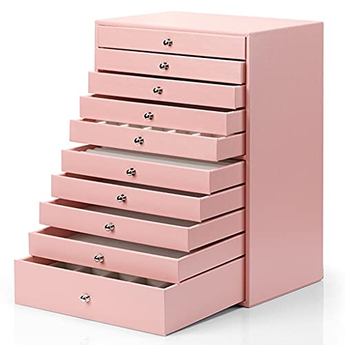 �W���G���[���[�{�b�N�X/���w�W���G���[�W���G���[�{�b�N�X/ 10�w���[�{�b�N�X��e�ʎ��[�L���r�l�b�g/�����ւ̃v���[���g�ɍœK (Color : Pink, Size : 29×20.5×40.5cm)