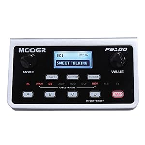 Mooer pe100 gitaar effecten