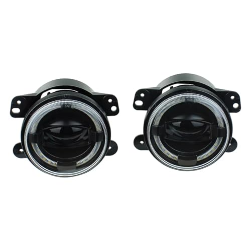 Phare antibrouillard complet pour remplacer feux avant cassés sur Jeep Wrangler