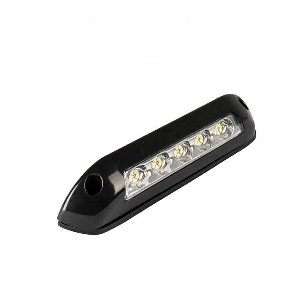 Black Rv Led Awning Porch Light, Rv Exterior Led Lighting For Trucks Caravan Camper Trailer Wall Lamps 6000K White Replacement Lights (Black)