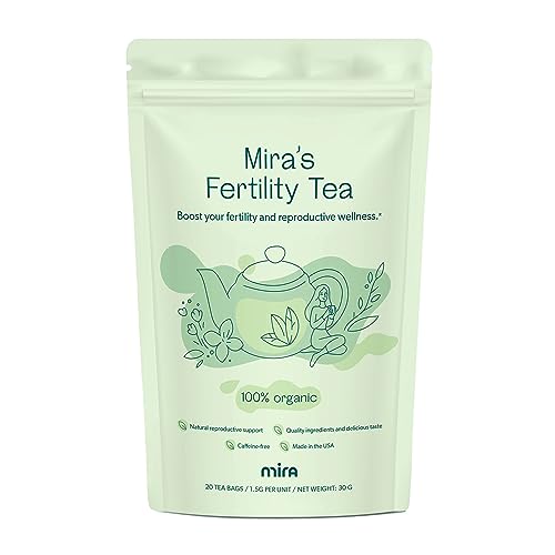 Mira Fertility Tea, Caffeine-Free, 100% Organic, Goji Berry and Ginger