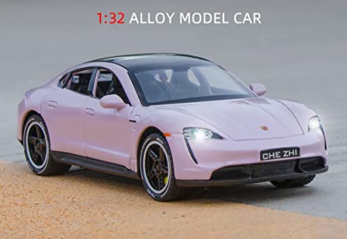 Image of Alloy Car Model Diecasts Metal Toy with Sound /Light /Pull-Back Off-Road Vehicles Car Model Collection Kids Toys Gift Multicolor Pack of 1 (1:32 Porrsche)