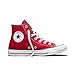 Converse Chuck Taylor All Star Canvas High Top Sneaker, Red, 6.5 D(M) US