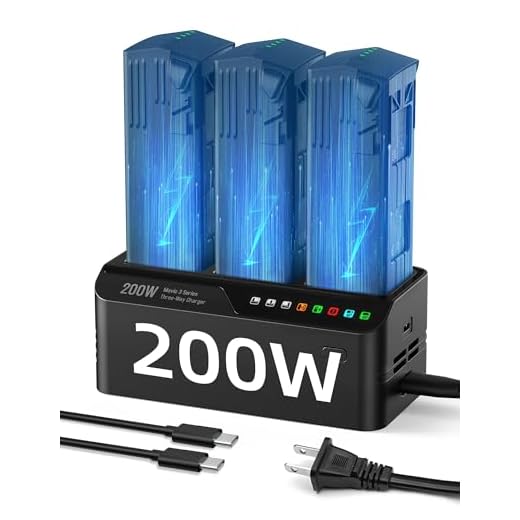 LKTOP 200W Mavic 3 Battery Charger