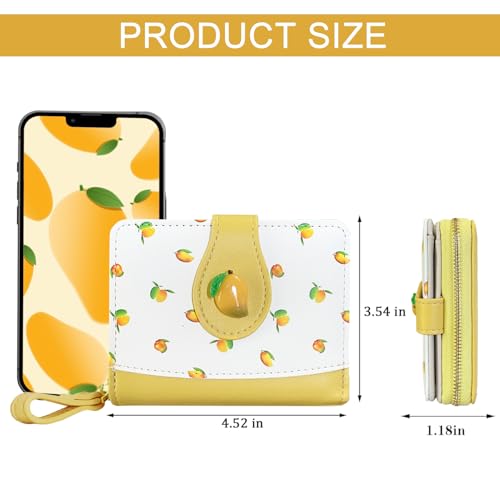 Image of Sunwel Fashion Girls Cutest Prints Wallet Card Slots Small Wallet with Zipper Coin Pouch Wallet for Women