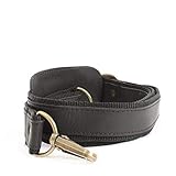 dam ersatzteile  LECONI Trageriemen Leder Nylon Schulterriemen breiter Schultergurt für Taschen Umhängegurt längenverstellbar 4x150cm schwarz LEC-R2