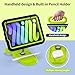 Kids Case for iPad mini 7 (A17 Pro) 2024 /iPad Mini6 2021,Adjustable Portrait/Landscape Stand//Drop Proof with Handle/Kickstand,Child Friendly Case for iPad mini 7th/6th Gen 8.3inch (Bluegreen)