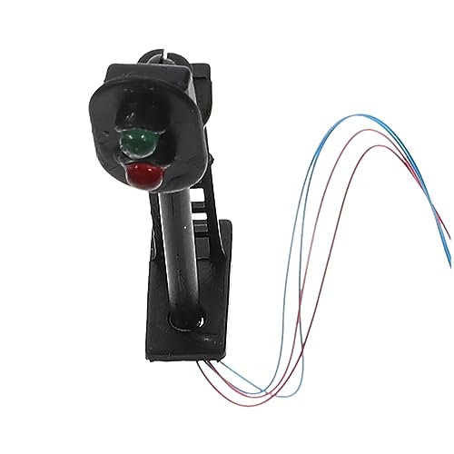 YARNOW DIY Signal Model Artificial Signal Light for Sandbox Decor Realistic Train Signal Ornament Miniature Landscape Accessories for Creative Scenery Construction