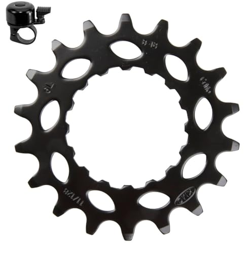 KMC 18 Zähne Bosch Gen. 2 Kettenblatt 1/2 x 11/128 E-25 inkl. maxxi4you Fahrradklingel