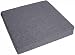 Waigg Kii Cuscini per seduta spessi 8/10 cm, per poltrona quadrata, comfort e elasticità, per auto, ufficio, interni ed esterni (50 x 50 x 10 cm, grigio)