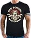 Produktbild Gasoline Bandit Biker Racer Motorrad Herren T-Shirt: Old School Gentleman