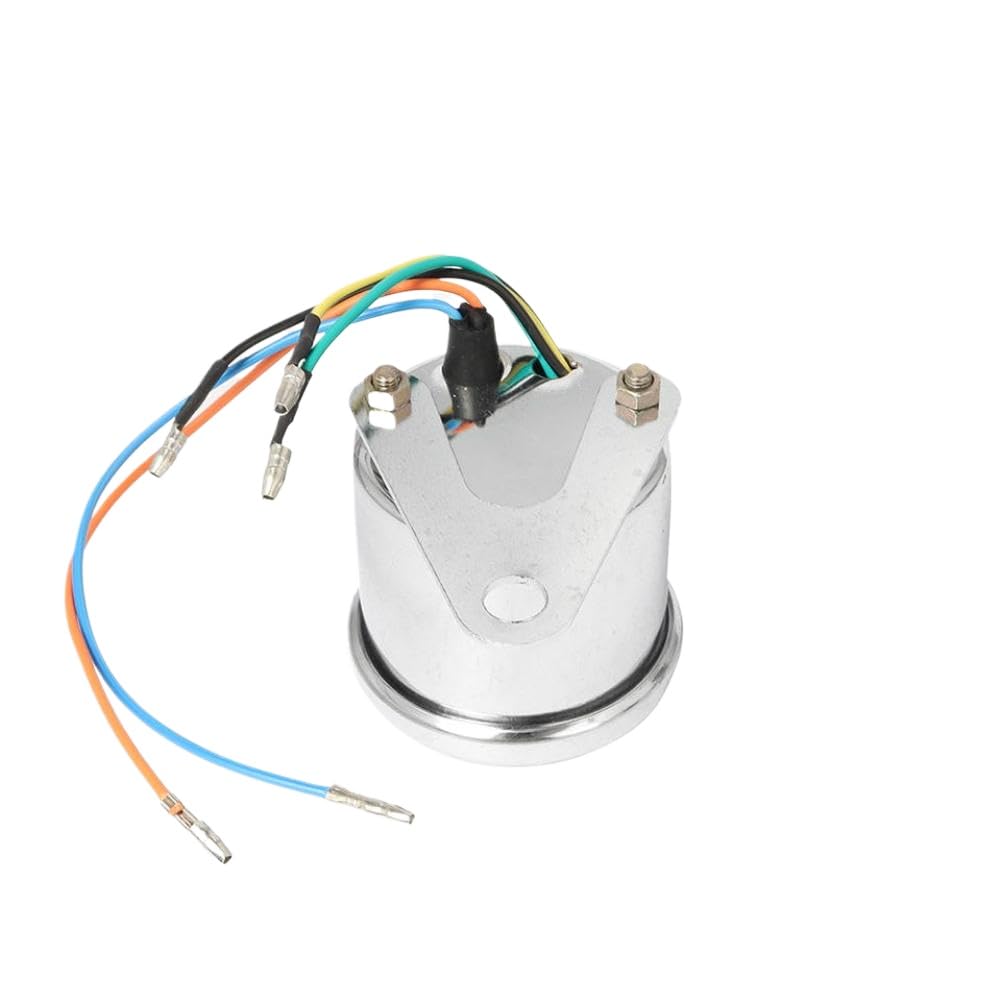 Contagiri per moto retrò 0-13000 RPM Contagiri Schermo LED DC12V Tachimetro universale in metallo compatibile con la maggior parte dei motocicli 12V