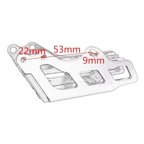 Garde-chaîne de moto CRF250X 2006-2019 guide chaîne transmission cross - 2