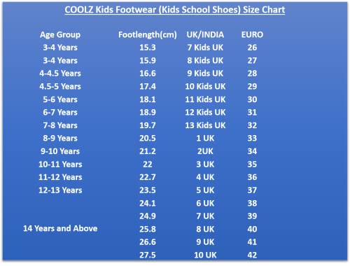 Image of Coolz Boys Black Formal Uniform School Shoes Derby (V)