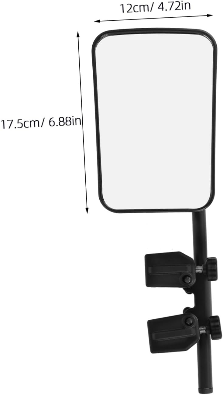 Tow Mirror Extensions 2pcs Black PP ABS Pa for Trailers