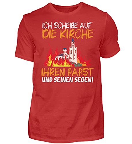 T-shirt allemand rouge homme taille L imprimé engagé