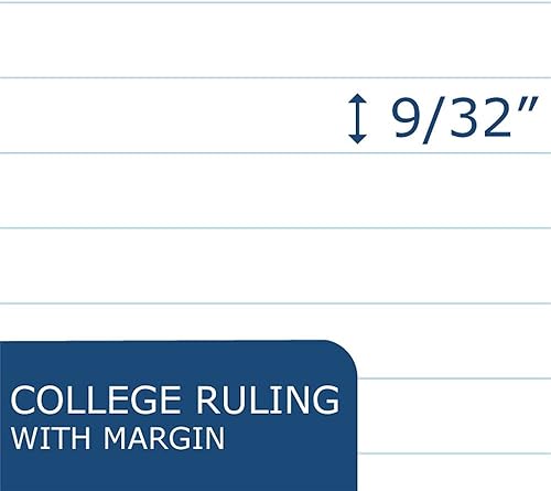 Miniatura 5 de Roaring Spring Cuadernos de composición con rayas universitarias, 100 hojas, papel blanco #15, 9.75 x 7.75 pulgadas, tapas de mármol negro de