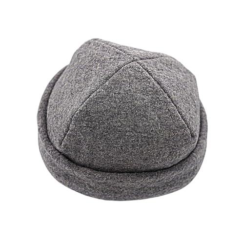 frihed.® Chapeau de sauna gris pierre en laine – 100 % laine vierge – Accessoire de sauna de qualité supérieure pour hommes et femmes – Taille flexible – Fabriqué à Lunebourg