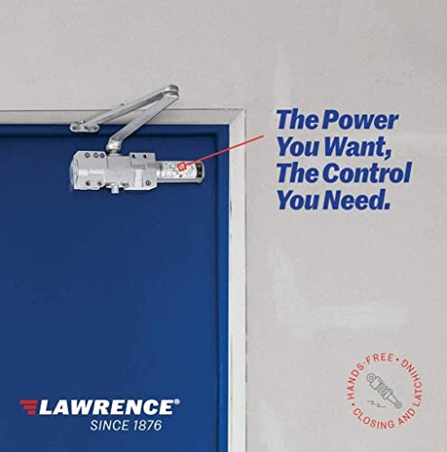 Lawrence Extra Heavy Duty Door Closer Commercial Grade 1 - Adjustable 6-Speed Delayed-Action Door Control With 3 Pistons – Flexible Installation With Included Hardware - Lawrence Hardware Lh8016 #TOP4