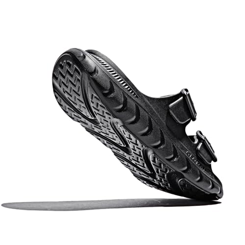 GLOBALWIN Recovery Slides For Women Mia Summer Sandals With Comfortable Arch Support Indoor Outdoor Cloud Slippers Reduce Stress on Feet Lightweight Black Size 7M - image 4