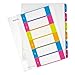 Produktbild Leitz 12420000 WOW Zahlen Plastikregister 1-6, A4, 6 Blatt, PP, farbig (5er Spar-Pack)