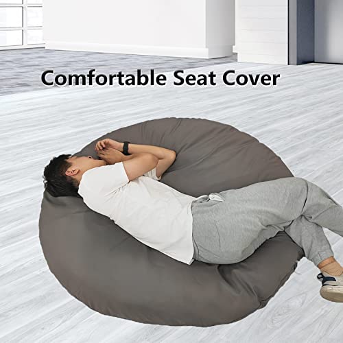 Tdhlw Papasan Chair Cushion Covers Only, Outdoor Indoor Cushion Waterproof Slipcover For Papasan Chair Cushion, Removable Zippered Papasan Cushion Cover,Waterproof Black,Fits A 47-51 Inch #TOP3