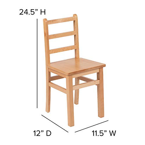 Flash Furniture Kids Natural Solid Wood Table And Chair Set For Classroom, Playroom, Kitchen #TOP4