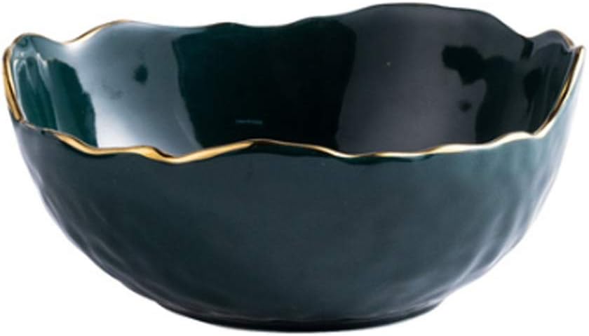 Personalized Home Instant Noodle Bowl Vegetable Rice Ceramic Tableware Oblique Mouth