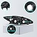 TUSDAR Headlight Assembly Set Fit for 2002-2004 Toyota Camry LE XLE Headlamp without Bulbs Replacement Driver and Passenger Side