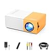 Mini Beamer, Vamvo YG300 Pro-Mini-Projektor, Tragbarer Filmprojektor 1080p Unterstützt für Kindergeschenk, Heimkino…