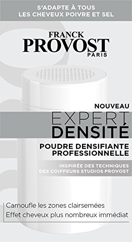 FRANCK PROVOST - Expert Densité Homme Poudre Densifiante pour Cheveux Poivre et Sel - 14 g