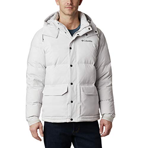 Columbia Men's Rockfall Down Jacket, Nimbus Grey, Small