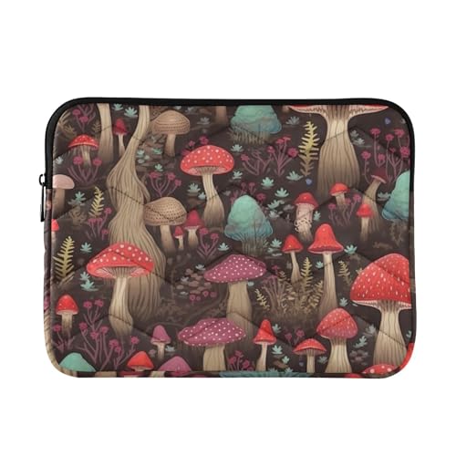 Funda para portátil 13-14 pulgadas impermeable diseño hongos