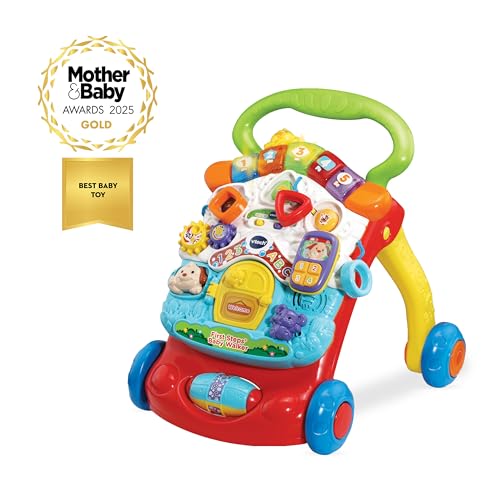 VTech First Steps^R Baby Walker ( Green & Red)