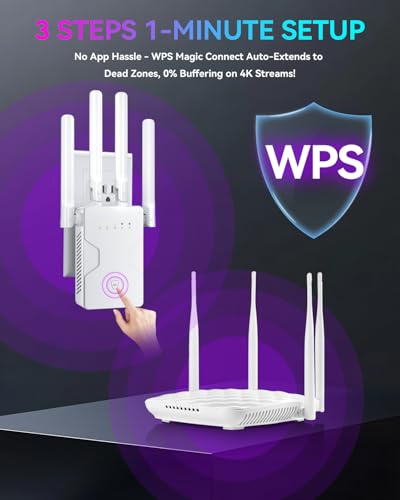 Image of 2026 New WiFi Extender Internet Booster, Long Range up to 18ksq.ft, Wireless Internet Repeater Routers Signal Amplifier Signal Booster for Home, 15X Speed Access Point Ethernet Port