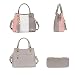 Pomelo Best Bolsos de Mujer, Bolso Señora Tote Multicolor Rayas PU Cuero...