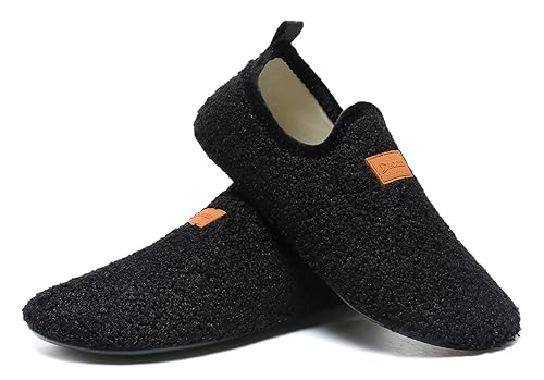 Image of SLEVEL Lightweight Non Slip Travel Indoor Grip House Slipper Socks Unisex Adult Around The House Floor Home Shoes for Women Men