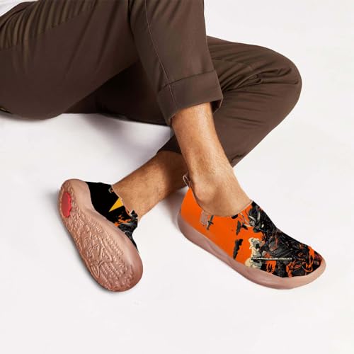 Men's Walking Art Travel Shoes Slip-On Knitted Casual Loafers Comfortable and Fashionable Sports Shoes4