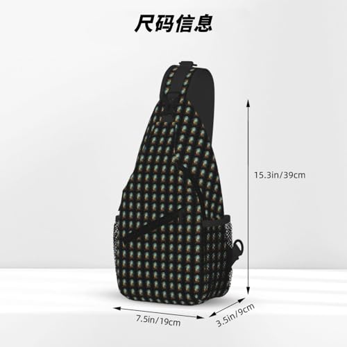 Bolsa de pecho cómoda para evitar peso mochila diagonal de música 4