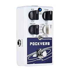 summina Pédale à effets Reverb & Delay, pour guitare, 7 effets de réverbération et 7 effets delay, avec fonction Tap Tempo True Bypass - Les Beatles, Paul McCartney, John Lennon, RIngo Starr, George Harrison