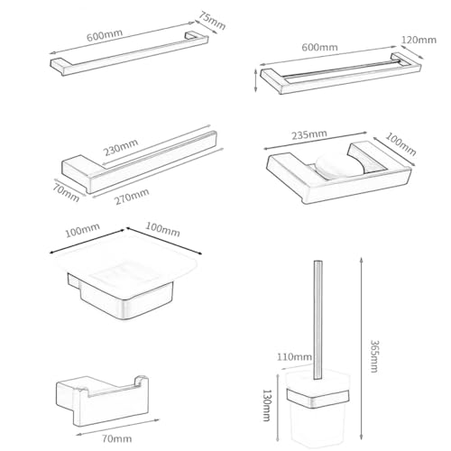 Porte-serviettes et accessoires de salle de bain pour matins sereins - 4