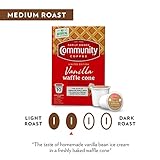 Community Coffee Vanilla Waffle Cone Coffee Pods, Ice Cream Flavored, Compatible with Keurig 2.0 K-Cup Brewers, 10 Count (Pack of 6)