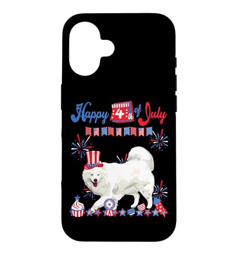 Samoyed 4th of July Case for iPhone 16