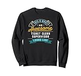 Esta camiseta que dice "Así es un supervisor de taquillas impresionante" es un atuendo perfecto para los estudiantes de este curso en la universidad o los profesionales que ya están trabajando en su carrera.