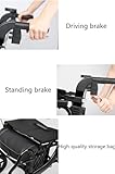 Foldable Electric Wheelchair Electric Rollator Power Walker Folding Power Chair Arm Rest 10 ah 20 KM Removable Battery 250W Powerfull Motor Aluminium Frame 19 KG Lightweight App Control - Image 7