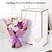 Preserved Flowers Bouquets, Flowers for Delivery Real Preserved Flowers Roses Bouquets Anniversary Graduation Birthday Gifts for Women Her Mom Grandma Wife Friends (Purple)