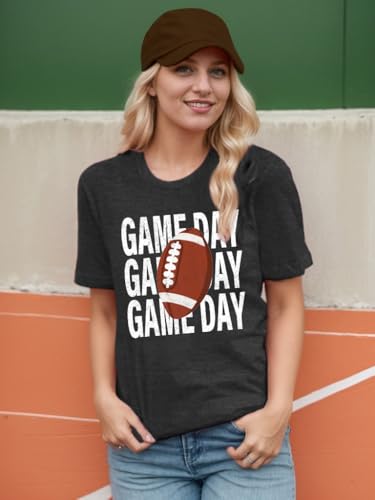 Image of Football Shirts for Women Game Day T Shirts Football Outfits