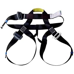 Arnés de trepadora, arnés de montañismo y espeso y...: Aplicación extensa: elaborado para la escalada en roca y varias tareas de gran altitud, este cinturón de cintura de escalada de roca garantiza la seguridad y la comodidad durante la soldadura, techado, acampar, rescate y otras operaciones exigentes F...
