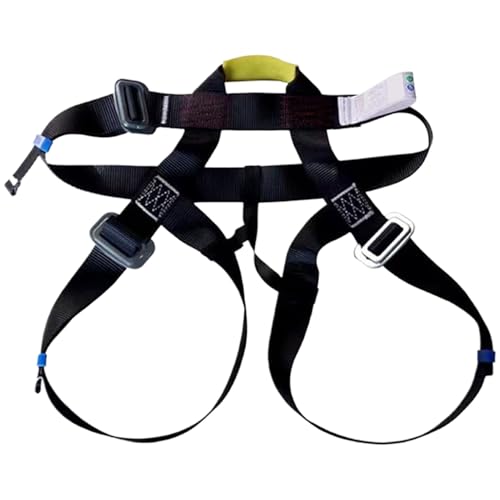 Cableado De Roca: Cinturón De Medio Cuerpo De 120 Cm, Equipo de Correa De Seguridad, Soporte De Cintura Gruesa, Equipo De Rescate Para Hombres | Cableado de escalada al aire libre